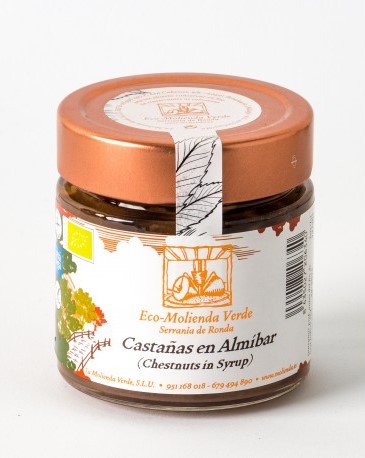 Castaña en almibar ecologicas
