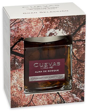 Marrón confitado al vino de jerez