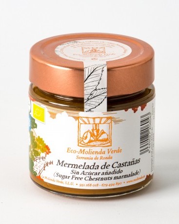 Castañas en almíbar